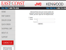 Tablet Screenshot of kenwoodparts.com